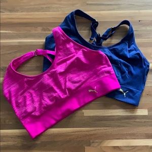 Puma XL cross cross low impact sports bra GUC